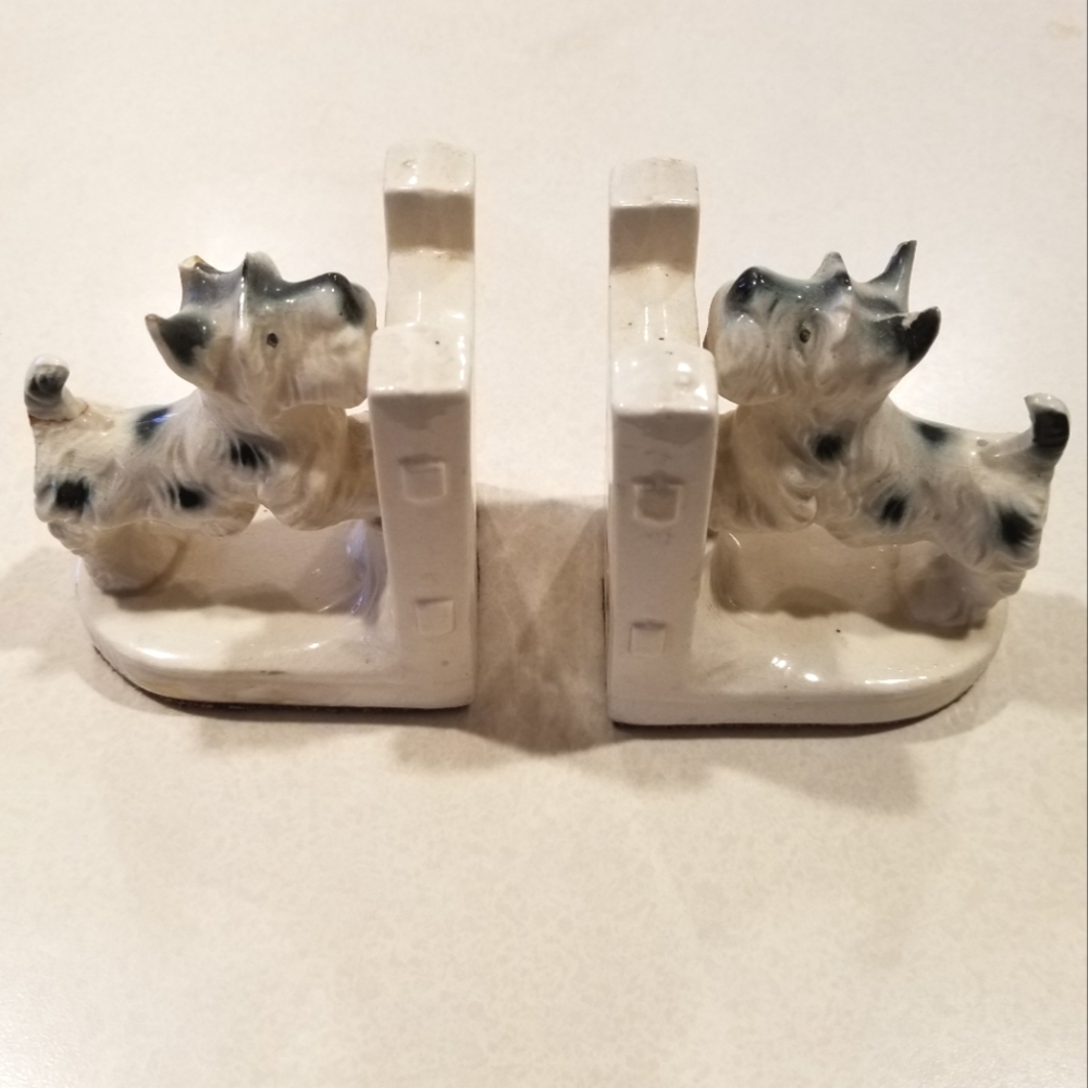 LAST CHANCE! Vintage Terrier 1930's Bookends